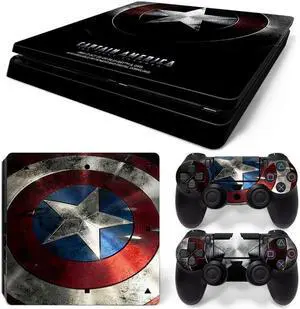 Skin Sticker Protective Film for Slim PS4 PS4Slim Console Controller Accessorie GamePad Cover(TN-PS4Slim-0344)