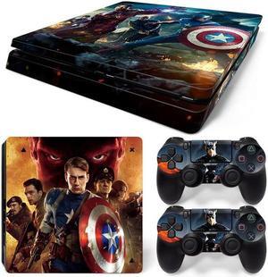 Skin Sticker Protective Film for Slim PS4 PS4Slim Console Controller Accessorie GamePad Cover(TN-PS4Slim-0345)