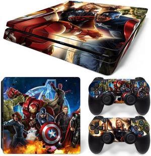 Skin Sticker Protective Film for Slim PS4 PS4Slim Console Controller Accessorie GamePad Cover(TN-PS4Slim-0346)