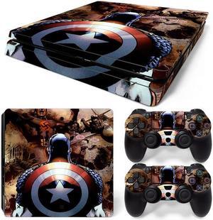 Skin Sticker Protective Film for Slim PS4 PS4Slim Console Controller Accessorie GamePad Cover(TN-PS4Slim-0348)
