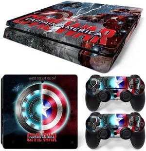 Skin Sticker Protective Film for Slim PS4 PS4Slim Console Controller Accessorie GamePad Cover(TN-PS4Slim-0349)