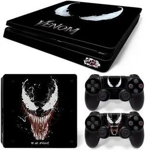 Venom Skin Sticker Protective Film for Slim PS4 PS4Slim Console 2 Controllers Accessories Para(TN-PS4Slim-2092)