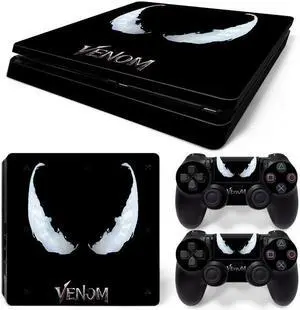 Venom Skin Sticker Protective Film for Slim PS4 PS4Slim Console 2 Controllers Accessories Para(TN-PS4Slim-2098)