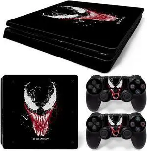 Venom Skin Sticker Protective Film for Slim PS4 PS4Slim Console 2 Controllers Accessories Para(TN-PS4Slim-2096)