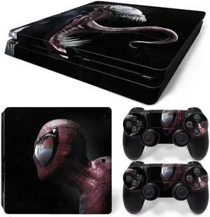 Venom Skin Sticker Protective Film for Slim PS4 PS4Slim Console 2 Controllers Accessories Para(TN-PS4Slim-2097)
