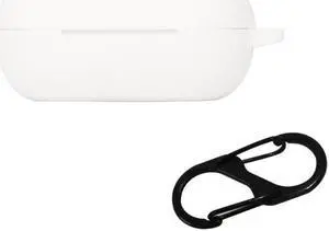Headphone Shockproof Housing Skin-friendly for QCYArc Buds Lite Washable  Protector Non-slip Impact-resistant(White)