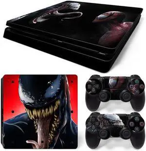 Venom Skin Sticker Protective Film for Slim PS4 PS4Slim Console 2 Controllers Accessories Para(TN-PS4Slim-2104)