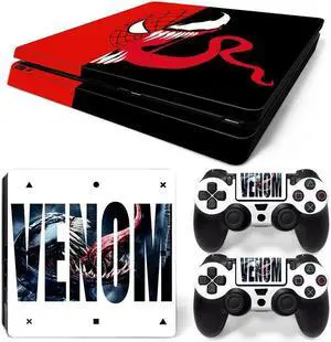 Venom Skin Sticker Protective Film for Slim PS4 PS4Slim Console 2 Controllers Accessories Para(TN-PS4Slim-2100)