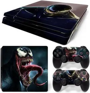 Venom Skin Sticker Protective Film for Slim PS4 PS4Slim Console 2 Controllers Accessories Para(TN-PS4Slim-2107)