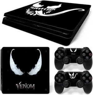 Venom Skin Sticker Protective Film for Slim PS4 PS4Slim Console 2 Controllers Accessories Para(TN-PS4Slim-2109)
