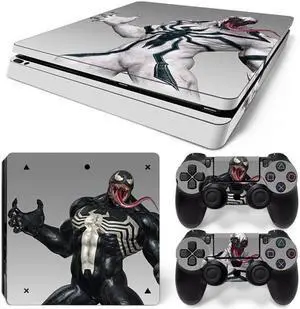 Venom Skin Sticker Protective Film for Slim PS4 PS4Slim Console 2 Controllers Accessories Para(TN-PS4Slim-2110)