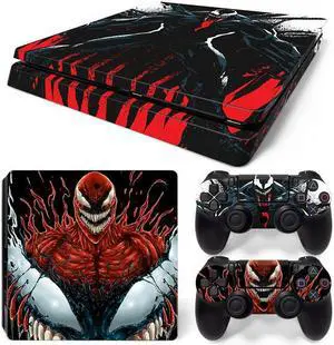 Venom Skin Sticker Protective Film for Slim PS4 PS4Slim Console 2 Controllers Accessories Para(TN-PS4Slim-2114)