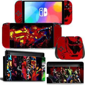 Skin Sticker Decal for Switch NSConsole  Controller Dock Skin Vinyl(1560)