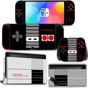 Skin Sticker Decal for Switch NSConsole  Controller Dock Skin Vinyl Protective Film(1254)