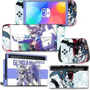 Anime Skin Sticker Decal for Switch NSConsole  Controller Dock Skin Vinyl Protective Film Para(1409)