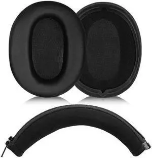Replacement Ear Pads Memory Sponge Ear Cushion for WH-CH710N WH-CH720N Headset(Black)