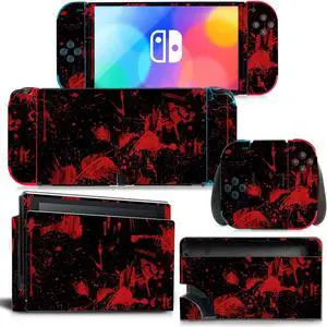 Printing Skin Sticker Decal for Switch NSConsole  Controller Dock Skin Vinyl Protective Film Para Coque(1234)