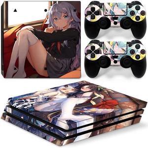 Lilo & Stitch Vinyl Skin Sticker for PS4 4 Pro Console 2 Controllers Decal Para Game Accessories(TN-P4Pro-6011)