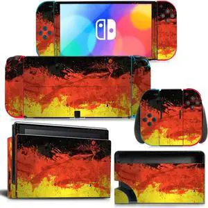 Printing Skin Sticker Decal for Switch NSConsole  Controller Dock Skin Vinyl Protective Film Para Coque(1234)