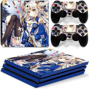 Lilo & Stitch Vinyl Skin Sticker for PS4 4 Pro Console 2 Controllers Decal Para Game Accessories(TN-P4Pro-6015)