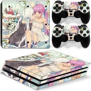 Lilo & Stitch Vinyl Skin Sticker for PS4 4 Pro Console 2 Controllers Decal Para Game Accessories(TN-P4Pro-6016)