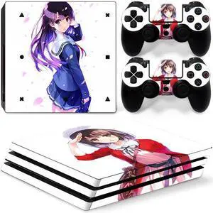 Lilo & Stitch Vinyl Skin Sticker for PS4 4 Pro Console 2 Controllers Decal Para Game Accessories(TN-P4Pro-6020)