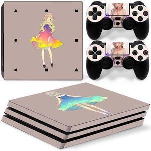 Lilo & Stitch Vinyl Skin Sticker for PS4 4 Pro Console 2 Controllers Decal Para Game Accessories(TN-P4Pro-6019)