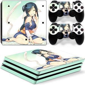 Lilo & Stitch Vinyl Skin Sticker for PS4 4 Pro Console 2 Controllers Decal Para Game Accessories(TN-P4Pro-6018)