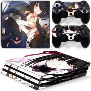 Lilo & Stitch Vinyl Skin Sticker for PS4 4 Pro Console 2 Controllers Decal Para Game Accessories(TN-P4Pro-6023)