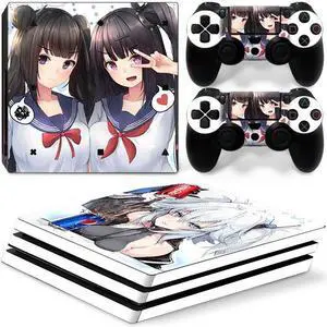 Lilo & Stitch Vinyl Skin Sticker for PS4 4 Pro Console 2 Controllers Decal Para Game Accessories(TN-P4Pro-6024)