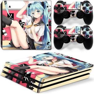 Lilo & Stitch Vinyl Skin Sticker for PS4 4 Pro Console 2 Controllers Decal Para Game Accessories(TN-P4Pro-6025)