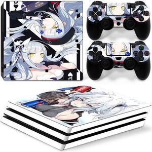 Lilo & Stitch Vinyl Skin Sticker for PS4 4 Pro Console 2 Controllers Decal Para Game Accessories(TN-P4Pro-6033)