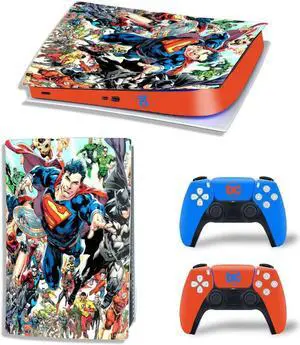 Captain America PS5 Digital Edition Skin Sticker Decal for PS5Console 2 Controllers PS5 Sticker Vinyl(TN-PS5Digital-2258)