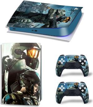Star Wars PS5 Digital Edition Skin Sticker Decal for PS5Console and 2 Controllers PS5 Skin Sticker Vinyl Film(TN-PS5Digital-4709)