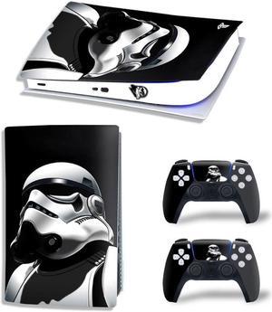 Star Wars PS5 Digital Edition Skin Sticker Decal for PS5Console and 2 Controllers PS5 Skin Sticker Vinyl Film(TN-PS5Digital-4719)