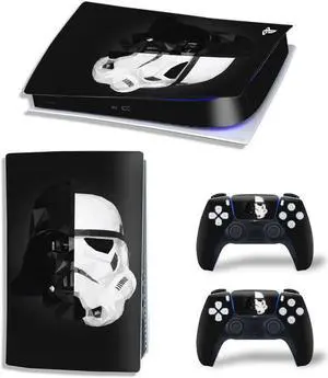 Star Wars PS5 Digital Edition Skin Sticker Decal for PS5Console and 2 Controllers PS5 Skin Sticker Vinyl Film(TN-PS5Digital-4721)