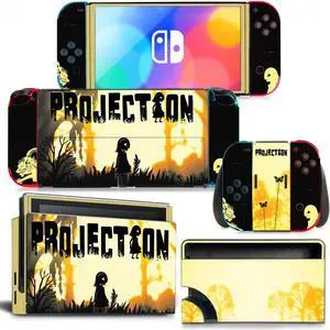 Weather and Scenery Skin Sticker Decal for Switch NSConsole  Controller Dock Skin Vinyl Protective Film(1243)