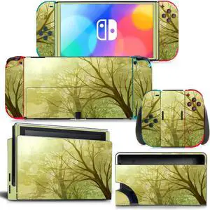 Weather and Scenery Skin Sticker Decal for Switch NSConsole  Controller Dock Skin Vinyl Protective Film(1248)