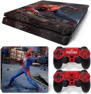 Skin Sticker Protective Film for Slim PS4 PS4Slim Console Controller Accessories GamePad Cover(TN-PS4Slim-0331)