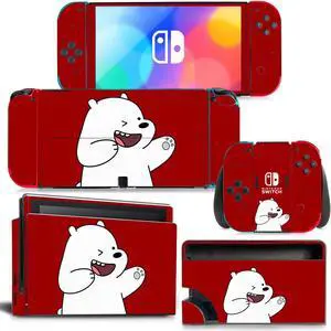 Winnie the Pooh StellaLou Strawberr Skin Sticker Decal for Switch Console  Controller Dock Skin Vinyl(2087)