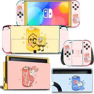 Winnie the Pooh StellaLou Strawberr Skin Sticker Decal for Switch Console  Controller Dock Skin Vinyl(2086)
