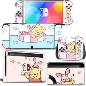 Winnie the Pooh StellaLou Strawberr Skin Sticker Decal for Switch Console  Controller Dock Skin Vinyl(2090)