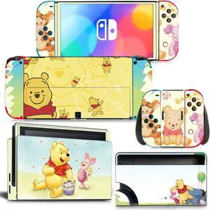 Winnie the Pooh StellaLou Strawberr Skin Sticker Decal for Switch Console  Controller Dock Skin Vinyl(2095)