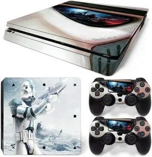 Star Wars Skin Sticker Console Game Protective Film for Slim PS4 PS4Slim Controller Accessories GamePad Para(TN-PS4Slim-5501)