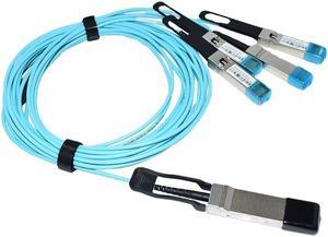 100G QSFP28 to 4xSFP28 AOC OM3 Breakout Active Optical Cable