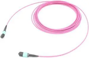 Fiber Optic Mpo Patch Cable 12 Cores Mpo Fiber Patch Cord Mpo Om4 PVC LSZH