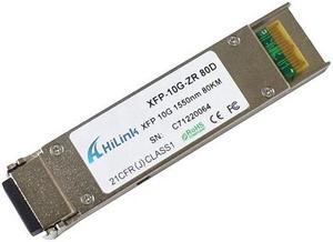 XFP SFP+ SF Fiber Optical 1550nm Duplex LC 80km XFP Module Transceiver