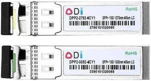 -Tx1550nm Rx1490nm DFB laser 10G single mode Bidi SFP 80km LC 1.25G SFP