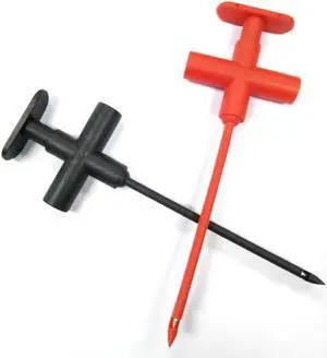 JM-TJ006 2PCS Multimeter Tip  Test Probe 4Mm Banana Plug Replaceable Safe And Nondestructive Wire Puncture