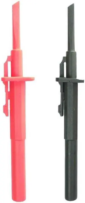 Multimeter Probes Silicone 4Mm Banana Socket Quick Test Hook Clamp Spring Damage